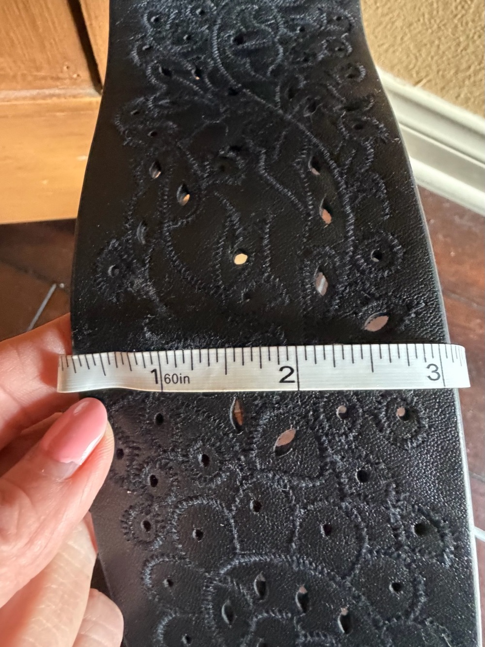 Free People Black Leather Laurel HIP BELT
Never worn L/XL BN no tags - Picture 6 of 7